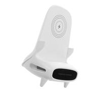 COHEALI Support de Chargeur de Bureau sans Fil de Chaise Blanc, Charge Rapide, Placement Horizontal et Vertical, Pratique pour Regarder des Vidéos sur Smartphone