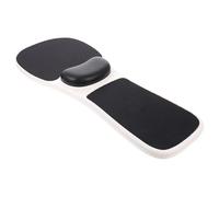 COHEALI Support de Coude pour Ordinateur Repose-poignet en Mousse à Mémoire de Forme Noir, Tapis de Souris, pour Bureau Desktop, Créatif et Simple