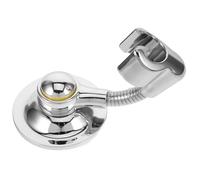 COHEALI Support de Douchette à Ventouse Réglable sans Perçage, Base de Fixation en Électroplacé Solide, Adapté pour Salle de Bain Cuisine, Accessoire Pratique pour Pommeau, Installation