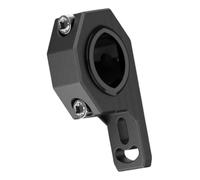 COHEALI Support de Fixation pour Éclairage LED Moto en Alliage D'aluminium Noir, Montage Polyvalent Angles Réglables pour Tubes de Guidon, 1 Paire