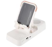 COHEALI Support de Téléphone Portable Pliable en Plastique avec Haut-Parleur sans Fil, Réglable en Hauteur et Angle, pour Bureau et Organisation de Bureau
