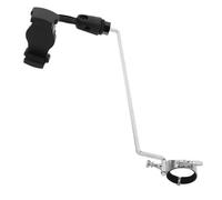 COHEALI Support de Téléphone pour Clarinette, Support de Smartphone à Clip, Métal et Plastique, Argenté, Long Positionnement, pour Saxophone et Clarinette, Pratique et Marching Band