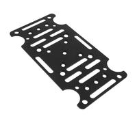 COHEALI Support D'installation Robuste en Acier Carbone Noir pour Boîte aux Lettres Structure en Acier Épaissi et Trous Pré-percés, pour Usage Extérieur