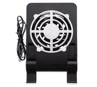 COHEALI Support Pliable USB Ventilateur de Refroidissement Portable en Aluminium et Abs, Compatible Switch, Téléphone et Tablette, Angle Réglable 130°, Refroidisseur Silencieux pour