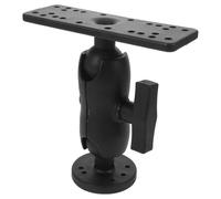 COHEALI Support Rotatif à 360° pour Sondeur de Pêche en Kayak Plaque de Montage Réglable Résistante aux Intempéries Compatible avec Garmin Gpsmap Installation Rapide pour Électronique