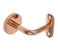 COHEALI Supports de Main Courante en Acier Inoxydable 304 Doré Brillant Support Mural Robuste pour Rampe D'escalier Intérieur Accessoires de Fixation pour Escalier Sécurisé et Solide