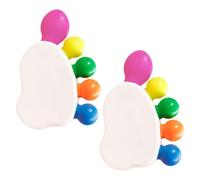 COHEALI Surligneur Pied en Plastique Blanc, Pointe Biseautée Fine | Stylo Créatif pour Notes Codées Couleur, Écriture Fluide sans Bavure, Garçon Fille et Artistes, Calendriers Rapports
