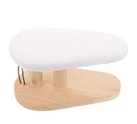 COHEALI Table à Repasser Multifonction Compacte en Bois Massif, Tabouret de Repassage Portable Surface Antidérapante, pour Manches et Petites Zones, Accessoire de Repassage Domestique