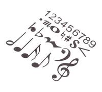 COHEALI Tableau Blanc Magnétique Musical Aimants de Notes de Musique Double Face Collection Complète de Notes Noir pour Enseignants et Étudiants en Classe, sur Réfrigérateur