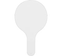 COHEALI Tablette Effaçable à Sec Double Face Poignée Intégrée, Tableau Blanc Portable de Format Rond, Palette de Réponse Scolaire Pratique pour Élèves, Outil Éducatif Quotidien