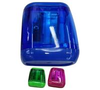 COHEALI Taille-crayons Affûtage Ajustable Lot de 3 Manuels à Double Trou en Acier Carbone et Plastique Sécurisé, pour Étudiants et Artistes