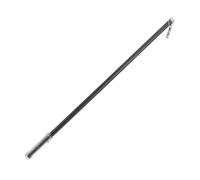 COHEALI Tringles à Rideaux 60cm en Alliage D'aluminium Noir Poignée Texturée et Design Manuel pour Ouverture Facile des Stores et Rideaux