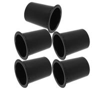 COHEALI Tube de subwoofer, évent de Basses pour Caisson de Basses, Tube d'accord du Haut-Parleur, 70 mm de diamètre intérieur, Lot de 5, Plastique Noir, corrige Les Basses Faibles dans