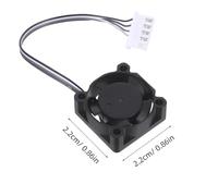 COHEALI Ventilateur de Refroidissement Double Roulement Silencieux pour Hotend Imprimante Flux Air Puissant et Compatible pour Gestion Thermique Optimisée