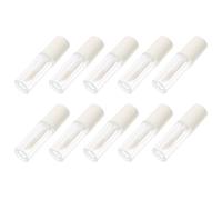 COHEALI Vides de Gloss à Lèvres Pack de 10 10 Tubes 1,2ml en Plastique Blanc Portables et Conçus Débutants en DIY Intérieur