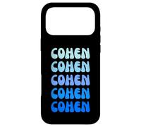 Cohen Retro Name Stack Design Coque pour iPhone 17 Pro Max