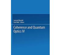 Coherence And Quantum Optics Iv