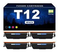 Coheritrix Cartouche de Toner T12, Cartouche d'encre | Compatible imprimantes pour Canon imageCLASS X LBP1333C MF1333C i-SENSYS X C1333i C1333iF C1333P,Cyan-1 pack