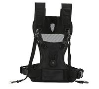 COHU Sangle pour Appareil Photo Double, Sangle d'attache de caméra en Nylon réglable à dégagement Rapide pour Harnais Épaule de caméra de sécurité Confortable et Respirante avec Sac de Rangement