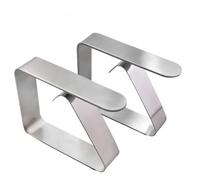 Coideal Pince à Nappe de Table, 8 Pièces Nappe Clips Anti-Glissant en Acier Inoxydable,Accroche Nappe Exterieur pour Jardin Pique Mariage Fête Cuisine