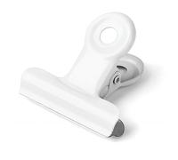 Coideal Pinces à Dessin Bulldog 51mm, 20 Pcs Pince a Papier Clips de Reliure en Métal, Pinces Bouledogue Grande pour Décorer, DIY, Peinture, Bureau à Domicile (Blanc)