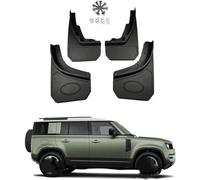 COIEN 4Pcs Voiture Bavette Garde Boue pour Defender 90/110 2020-2024, Personnalisés Auto Bavettes Anti-éclaboussures Extérieur Accessoires