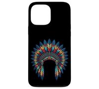 Coiffe à Plumes pour la Culture amérindienne autochtone Coque pour iPhone 13 Pro Max