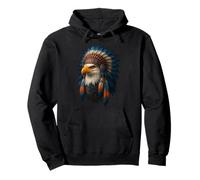 Coiffe amérindienne Aigle Nation Navajo Sweat à Capuche