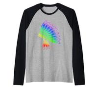 Coiffe colorée - Art Traditionnel Indien Manche Raglan