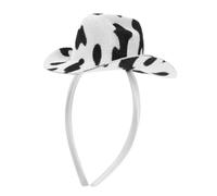 Coiffe de Carnaval Chapeau de Costume Style Vintage Blanc Polyester | Accessoire de Tête Facile à Coordonner, pour Soirées à Thème Occidentales, Fêtes Costumées et Cosplay