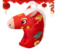Coiffe de cheval comme accessoire pour les fêtes costumées - Accessoire de fête 2026 pour les fêtes et les célébrations - Accessoires de costume et accessoires du Nouvel An chinois - Pour carnaval