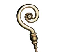 Coiffe de crosse d'évêque - Accessoire pour chaque Saint-Nicolas - embout à