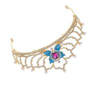 Coiffe de Danseuse Couronne Alliage, Bandeau Élégant pour Mariées | Style Royal Raffiné, Léger à Porter, pour Mariage et Célébrations, pour Artistes et Cortèges