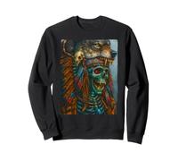 Coiffe de Loup Indien - Guerrier en Chef Sweatshirt