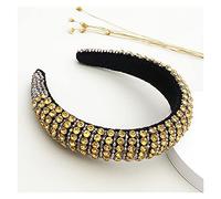 Coiffe de mariage rembourrée faite à la main, bandeau de diadème baroque en cristal, bandeau de luxe en diamant pour femmes, accessoires de cheveux de mariée