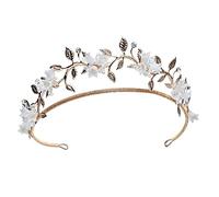 Coiffe de Mariée Céramique couronne mariée guirlande chapeaux accessoires de fête mariage pour Femmes et Filles