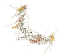 Coiffe de Mariée Élégante en Alliage et Tissu Perles Imitation Rose, Accessoire Cheveux Brillant pour Femme Lors D'engagement ou Concours de Beauté Plusieurs styles