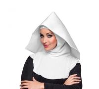 Boland 04235 - Bonnet de nonne supérieure, bonnet de couvent, chapeau pour carnaval ou fête à thème, accessoires de déguisement, déguisements de carnaval pour dames