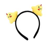 Coiffe de poulet en peluche de dessin animé, accessoires de jeu de rôle adaptés événements à thème et réunions de famille, accessoire pour cheveux de poulet de bébé