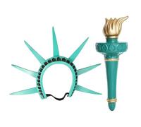 Coiffe d'Halloween de la déesse - Statue de la torche, 280 g - Mascarade mystique | Design léger et durable, bandeau orné complexe idéal pour les événements costumés, les fêtes à thème, les fêtes