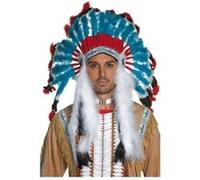 Coiffe D'indien Bleue Authentic bleue G