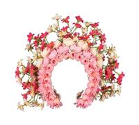 Coiffe d'inspiration ethnique élégante avec couronne de fleurs pour femmes et filles - Accessoire de photographie tendance sur le thème floral