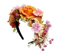 Coiffe Faux Fleur Confortable pour Adulte, Section 4 | Accessoire floral léger, imperméable, pour un usage quotidien et des événements spéciaux, activités de plein air et séances