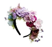 Coiffe Faux Fleur Confortable pour Adulte, Section 6 | Accessoire floral léger, imperméable, pour un usage quotidien et des événements spéciaux, activités de plein air et séances