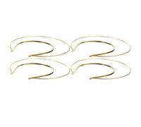 Coiffe Halo Couronne pour Filles, Lot de 4, Fer Doré | DIY Facile à Poser, Style Charmant et Élégant, Photo de Voyage, Fête de Fiançailles