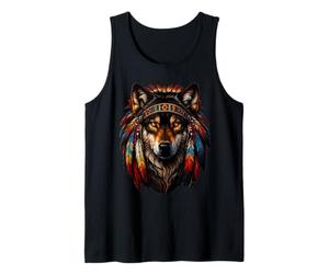 Coiffe Indienne en Plumes de Loup Débardeur