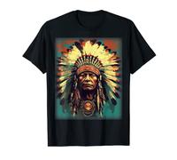 Coiffe indienne indienne traditionnelle pour homme et femme T-Shirt