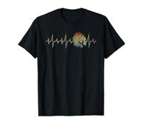 Coiffe indienne - Motif rythme cardiaque indigène - Amérindien T-Shirt
