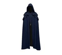Coiffe médiévale d'Halloween multicolore cape gothique longue cape noire chemise médiévale femme costume d'Halloween