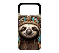 Coiffe paresseuse Indienne Indienne Plume Arts Tribaux Coque pour iPhone 17 Pro Max